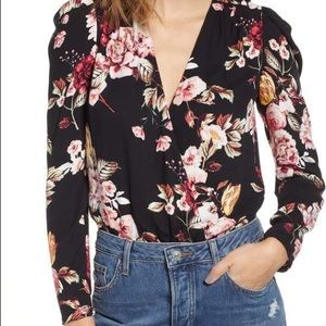 Afrm floral bodysuit